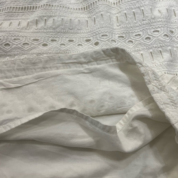 GAP Elegant White Eyelet A-Line Skirt - Picture 9 of 14